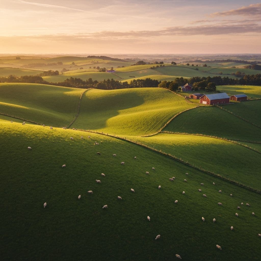 Qu Farms pastoral landscape